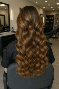 curly hair, heatless curls result