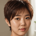 Pixie Cut with Long Bangs