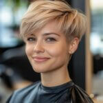 Pixie Cut with Side Bangs